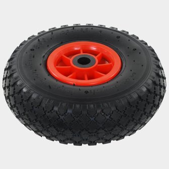 Steekwagenwielen 2 st 3,00-4 (245x82) rubber
