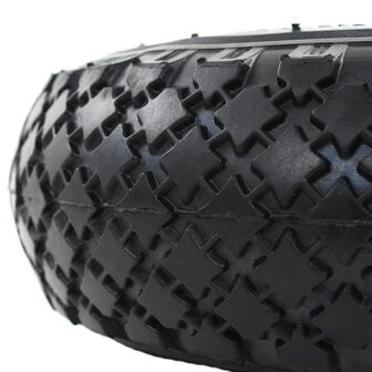 Steekwagenwielen 2 st 3,00-4 (245x82) rubber