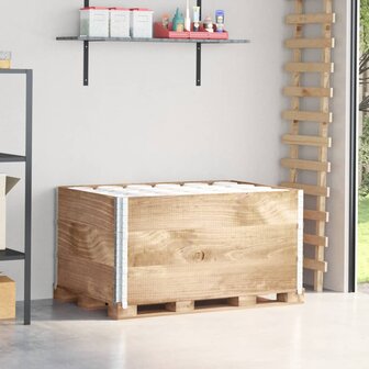 Palletopzetranden 3 st 120x80 cm massief grenenhout