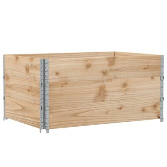 Palletopzetranden 3 st 120x80 cm massief grenenhout