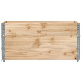 Palletopzetranden 3 st 120x80 cm massief grenenhout