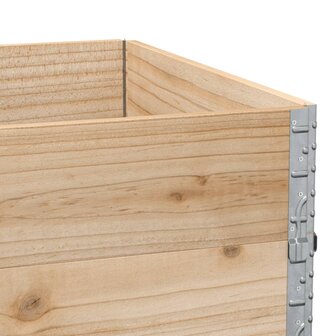 Palletopzetranden 3 st 120x80 cm massief grenenhout