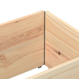Palletopzetranden 2 st 150x50 cm massief grenenhout