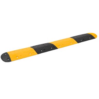Verkeersdrempel 226x32,5x4 cm rubber geel en zwart
