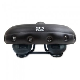 Selle Orient Relax Zadel Elastomeer Unisex zwart zwart