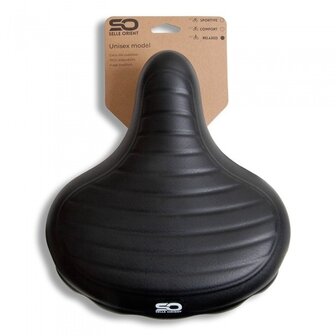 Selle Orient Relax Zadel Elastomeer Unisex zwart zwart