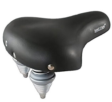 Selle Comfort Retro Fietszadel 27 X 24,5 Cm Foam Zwart