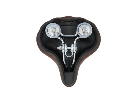 Dresco Urban Xl Fietszadel 90&deg; Zithoek Bruin