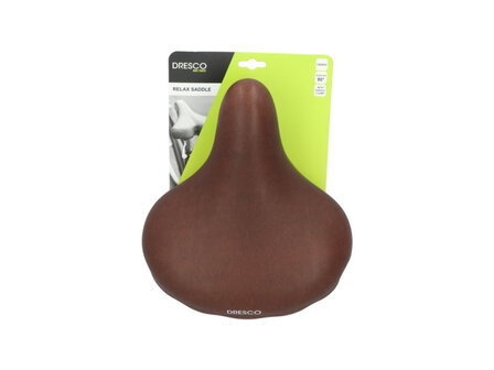 Dresco Urban Xl Fietszadel 90&deg; Zithoek Bruin