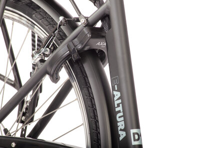 Amigo E-Altura D1 Dames 7V V-Brakes matzwart 49 cm 28 inch matzwart 49 cm 28 inch