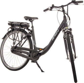 Amigo E-Faro S2 Dames 7V Rollerbrake matzwart 49 cm 28 inch matzwart 49 cm 28 inch