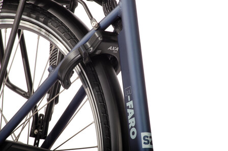 Amigo E-Faro S2 Dames 7V Rollerbrake matblauw 49 cm 28 inch matblauw 49 cm 28 inch
