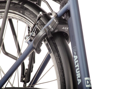Amigo E-Altura D2 Dames 7V V-Brakes matblauw 49 cm 28 inch matblauw 49 cm 28 inch