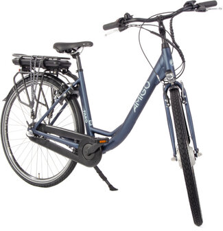 Amigo E-Faro S1 Dames 3V V-Brakes matblauw 49 cm 28 inch matblauw 49 cm 28 inch