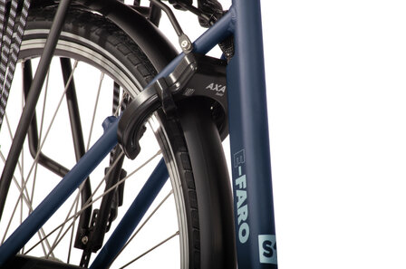 Amigo E-Faro S1 Dames 3V V-Brakes matblauw 49 cm 28 inch matblauw 49 cm 28 inch
