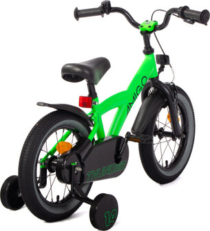 Amigo Thunder Jongens Terugtraprem neon groen/zwart 22 cm 14 inch neon groen/zwart 22 cm 14 inch