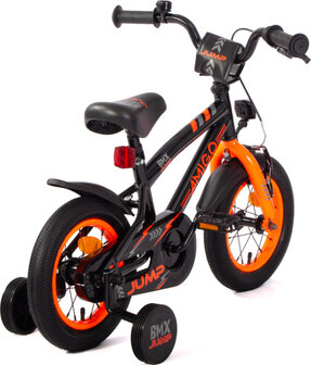 Amigo Bmx Jump Jongens Terugtraprem zwart/neon oranje 22 cm 12 inch zwart/neon oranje 22 cm 12 inch