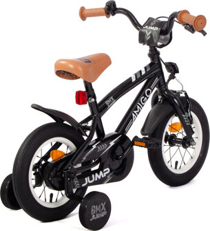 Amigo Bmx Jump Jongens Terugtraprem zwart/wit 22 cm 12 inch zwart/wit 22 cm 12 inch