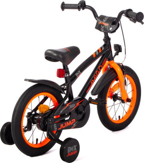 Amigo Bmx Jump Jongens Terugtraprem zwart/neon oranje 22,5 cm 14 inch zwart/neon oranje 22,5 cm 14 inch