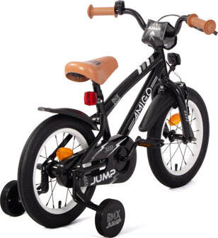 Amigo Bmx Jump Jongens Terugtraprem zwart/wit 22,5 cm 14 inch zwart/wit 22,5 cm 14 inch