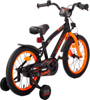Amigo Bmx Jump Jongens Terugtraprem zwart/neon oranje 25,5 cm 16 inch zwart/neon oranje 25,5 cm 16 inch