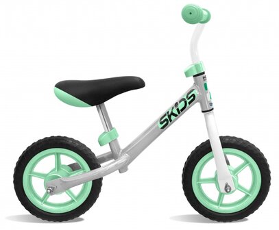 Skids Control Loopfiets Met 2 Wielen Junior grijs/turquoise 10 inch grijs/turquoise 10 inch