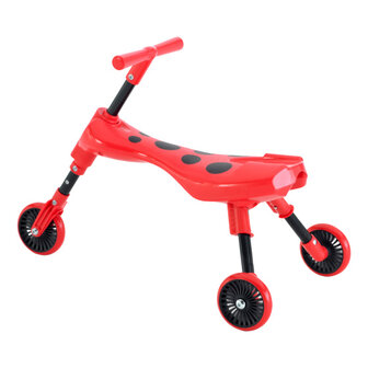 The Bugs Scuttlebug Beetle Loopfiets Met 3 Wielen Junior rood/zwart rood/zwart