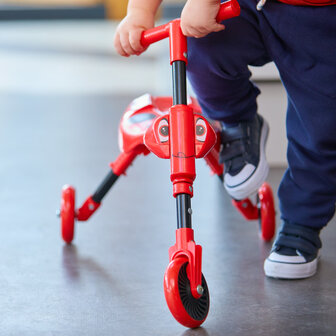 The Bugs Scuttlebug Beetle Loopfiets Met 3 Wielen Junior rood/zwart rood/zwart