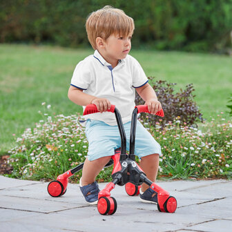 The Bugs Scramblebug Beetle Loopfiets Met 4 Wielen Junior rood/zwart rood/zwart