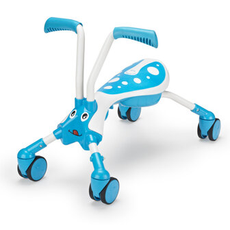 The Bugs Scramblebug Tide Loopfiets Met 4 Wielen Junior blauw/wit blauw/wit