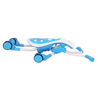 The Bugs Scramblebug Tide Loopfiets Met 4 Wielen Junior blauw/wit blauw/wit