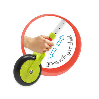The Bugs Scuttlebug Xl Splodge Loopfiets Met 3 Wielen Junior Turquoise/Groen