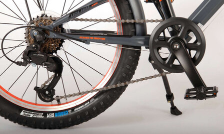 Volare Rocky 20 Inch 27 Cm Jongens 6V V-Brakes Grijs/Oranje