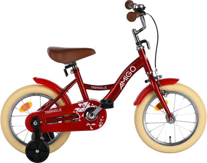 Amigo Triangle Junior Terugtraprem rood 23 cm 14 inch rood 23 cm 14 inch