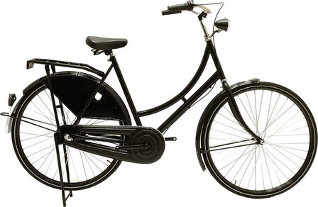 Avalon Classic De Luxe Dames 3V Terugtraprem zwart 50 cm 28 inch zwart 50 cm 28 inch