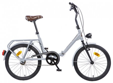 Aurelia Vouwfiets 20 Inch 27 Cm Unisex V-Brakes Grijs