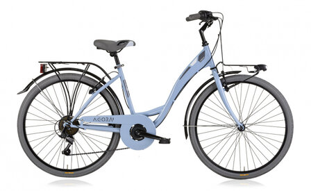 Mbm Agora Dames 6V V-Brakes lichtblauw 46 cm 28 inch lichtblauw 46 cm 28 inch