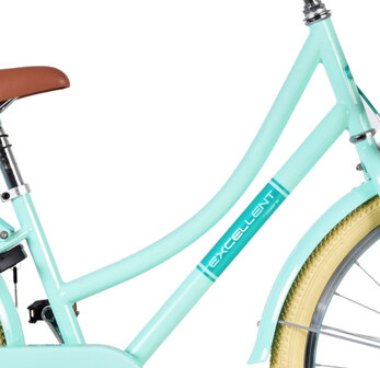 Volare Excellent Meisjes Terugtraprem mintgroen 34 cm 24 inch mintgroen 34 cm 24 inch