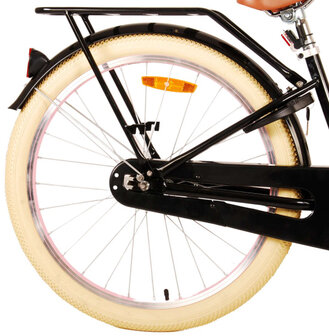 Volare Excellent Meisjes Terugtraprem zwart 34 cm 24 inch zwart 34 cm 24 inch