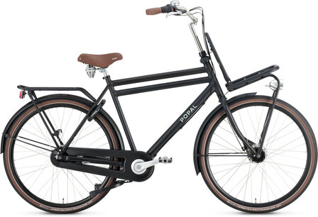 Popal Daily Dutch Prestige 57 Cm Heren 7V Rollerbrake matzwart 28 inch matzwart 28 inch