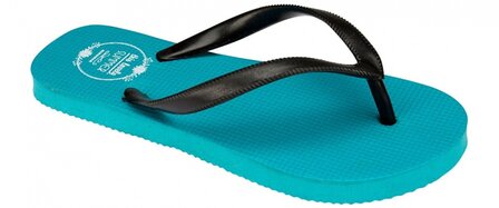 Waimea Teenslippers Junior Print Blauw Aqua Zwart blauw/aqua/zwart Maat 33 blauw/aqua/zwart Maat 33