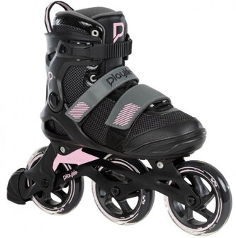 Playlife Fitness Gt 110 Inline Skates 80A zwart/roze Maat 42 zwart/roze Maat 42
