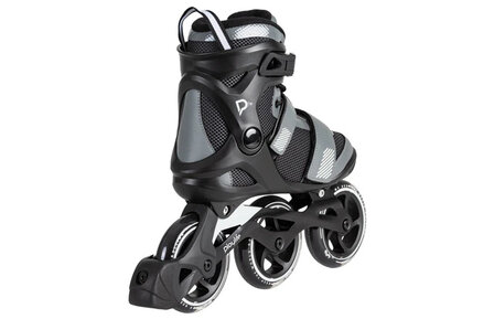 Playlife Gt 110 Fitness Inlineskates Zwart/Grijs grijs-zwart Maat 39 grijs-zwart Maat 39