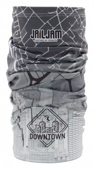 Jail Jam Nekwarmer Tec Tube Polyester/Elastaan Maat One-Size grijs grijs