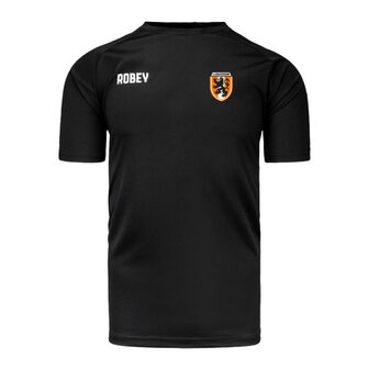 Robey Vv Alblasserdam Trainings Shirt Junior Maat 128 zwart zwart