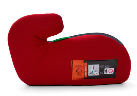 Seven Polska Cars Booster Zitverhoger 15-36 Kg Zwart/Rood
