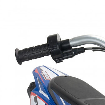 Injusa X-Trene Blue Fighter 12V Elektrische Kindermotorfiets Blauw