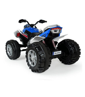 Injusa Rage Elektrische Kinderquad 12V Blauw/Wit
