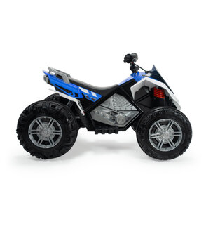 Injusa Rage Elektrische Kinderquad 12V Blauw/Wit