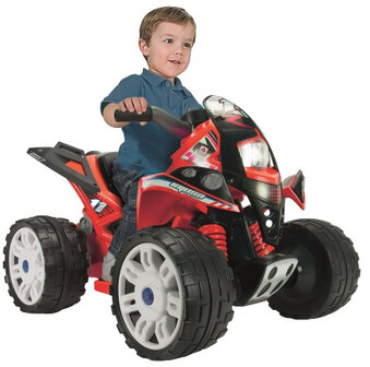 Injusa The Beast Elektrische Kinderquad 12V Rood/Zwart